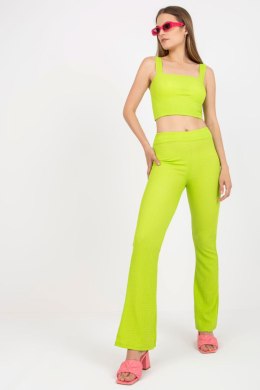 Spodnie Komplet Model DHJ-KMPL-15828 Limonka - Italy Moda Italy Moda