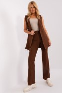 Spodnie Komplet Model DHJ-KMPL-5069.16X Dark Brown - Italy Moda Italy Moda Spodnie Komplet Model DHJ-KMPL-5069.16X Dark Brown - Italy Moda Italy Moda
