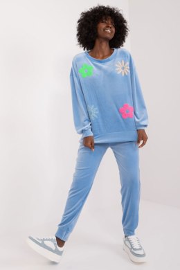 Spodnie Komplet Model DHJ-KMPL-8655.05 Light Blue - Italy Moda Italy Moda