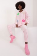 Spodnie Komplet Model DHJ-KMPL-8655.05 Light Pink - Italy Moda Italy Moda Spodnie Komplet Model DHJ-KMPL-8655.05 Light Pink - Italy Moda Italy Moda