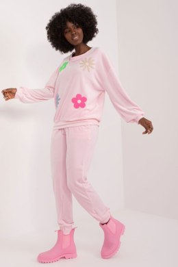 Spodnie Komplet Model DHJ-KMPL-8655.05 Light Pink - Italy Moda Italy Moda