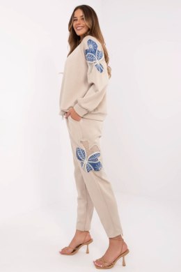 Spodnie Komplet Model MI-KMPL-271678.28 Dark Beige - Italy Moda Italy Moda