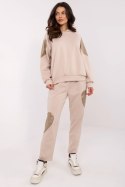 Spodnie Komplet Model MI-KMPL-M6156.98 Dark Beige - Italy Moda Italy Moda Spodnie Komplet Model MI-KMPL-M6156.98 Dark Beige - Italy Moda Italy Moda