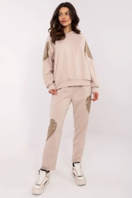 Spodnie Komplet Model MI-KMPL-M6156.98 Dark Beige - Italy Moda Italy Moda