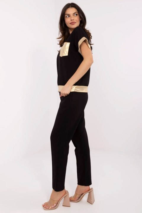 Spodnie Komplet Model MI-KMPL-M6196.28 Black - Italy Moda Italy Moda Spodnie Komplet Model MI-KMPL-M6196.28 Black - Italy Moda Italy Moda