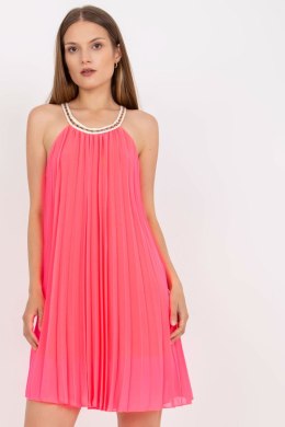Sukienka Model DHJ-SK-0010.35 Fluo Pink - Italy Moda Italy Moda