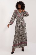 Sukienka Model DHJ-SK-16656.13X Black/Beige - Italy Moda Italy Moda