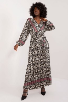 Sukienka Model DHJ-SK-16656.13X Black/Beige - Italy Moda Italy Moda