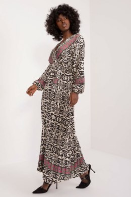 Sukienka Model DHJ-SK-16656.13X Black/Beige - Italy Moda Italy Moda