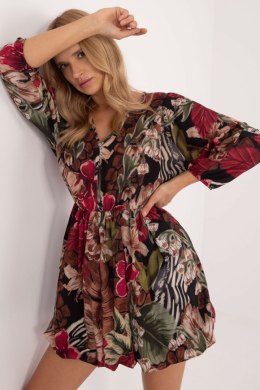 Sukienka Model DHJ-SK-19861-5.27 Bordo - Italy Moda Italy Moda