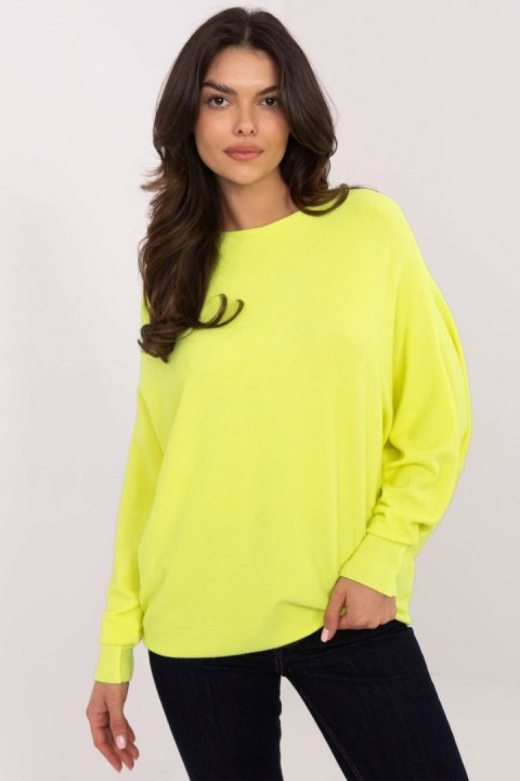 Sweter Damski Model DHJ-SW-8862.91 Fluo Yellow - Italy Moda Italy Moda