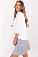 Sweter Damski Model MI-SW-2102.14 Ecru - Italy Moda Italy Moda Sweter Damski Model MI-SW-2102.14 Ecru - Italy Moda Italy Moda