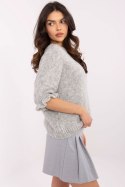 Sweter Damski Model MI-SW-2913.99 Grey - Italy Moda Italy Moda Sweter Damski Model MI-SW-2913.99 Grey - Italy Moda Italy Moda