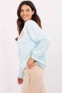 Bluza Damska Model DHJ-BL-20322.72 Light Blue - Italy Moda Italy Moda Bluza Damska Model DHJ-BL-20322.72 Light Blue - Italy Moda Italy Moda
