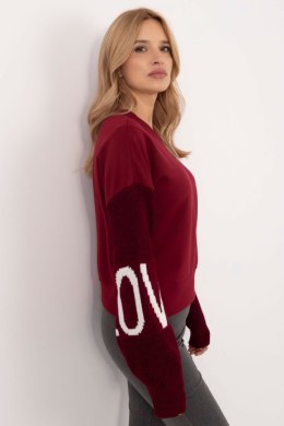 Bluza Damska Model MI-BL-M5975.26P Bordo - Italy Moda Italy Moda