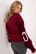 Bluza Damska Model MI-BL-M5975.26P Bordo - Italy Moda Italy Moda Bluza Damska Model MI-BL-M5975.26P Bordo - Italy Moda Italy Moda