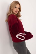 Bluza Damska Model MI-BL-M5975.26P Bordo - Italy Moda Italy Moda Bluza Damska Model MI-BL-M5975.26P Bordo - Italy Moda Italy Moda