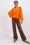 Bluzka Model DHJ-BZ-11979.67 Orange - Italy Moda Italy Moda Bluzka Model DHJ-BZ-11979.67 Orange - Italy Moda Italy Moda