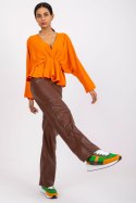 Bluzka Model DHJ-BZ-11979.67 Orange - Italy Moda Italy Moda Bluzka Model DHJ-BZ-11979.67 Orange - Italy Moda Italy Moda