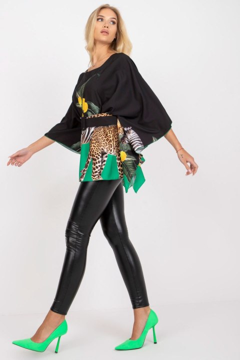 Bluzka Model DHJ-BZ-15735B.13 Black - Italy Moda Italy Moda Bluzka Model DHJ-BZ-15735B.13 Black - Italy Moda Italy Moda