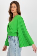 Bluzka Model DHJ-BZ-16503.30X Light Green - Italy Moda Italy Moda Bluzka Model DHJ-BZ-16503.30X Light Green - Italy Moda Italy Moda