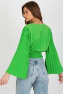 Bluzka Model DHJ-BZ-16503.30X Light Green - Italy Moda Italy Moda Bluzka Model DHJ-BZ-16503.30X Light Green - Italy Moda Italy Moda