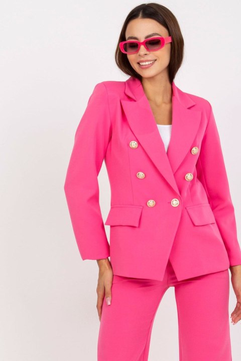Marynarka Damska Model DHJ-MA-15555.00P Dark Pink - Italy Moda Italy Moda Marynarka Damska Model DHJ-MA-15555.00P Dark Pink - Italy Moda Italy Moda
