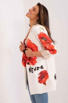 Marynarka Model DHJ-MA-18525-2.36 Ecru - Italy Moda Italy Moda