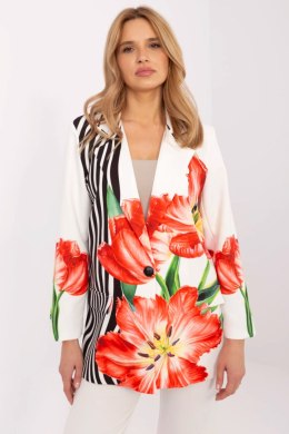 Marynarka Model DHJ-MA-18525-32.00 Ecru - Italy Moda Italy Moda
