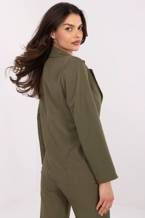 Marynarka Model DHJ-MA-18736.12 Khaki - Italy Moda Italy Moda Marynarka Model DHJ-MA-18736.12 Khaki - Italy Moda Italy Moda