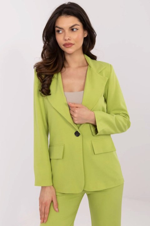 Marynarka Model DHJ-MA-18736.12 Limonka - Italy Moda Italy Moda Marynarka Model DHJ-MA-18736.12 Limonka - Italy Moda Italy Moda