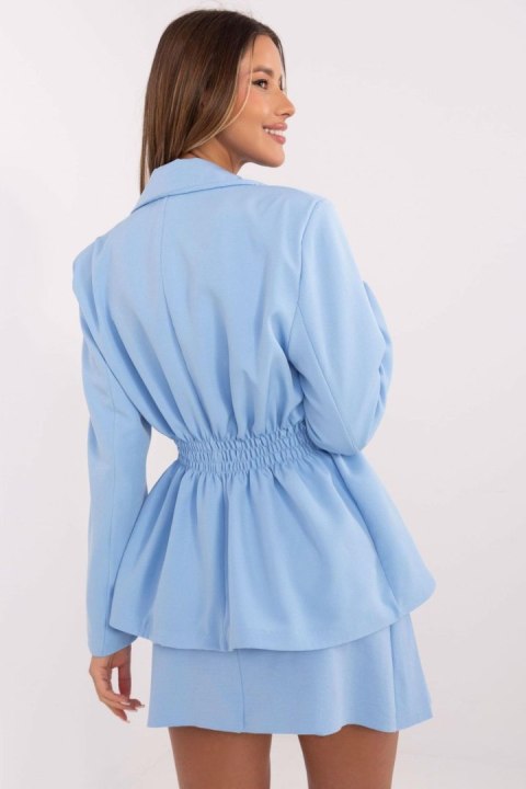 Marynarka Model MI-MA-26576.16 Light Blue - Italy Moda Italy Moda Marynarka Model MI-MA-26576.16 Light Blue - Italy Moda Italy Moda
