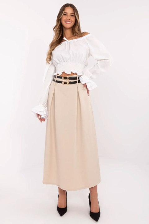 Spódnica Model MI-SD-88660.83 Beige - Italy Moda Italy Moda Spódnica Model MI-SD-88660.83 Beige - Italy Moda Italy Moda