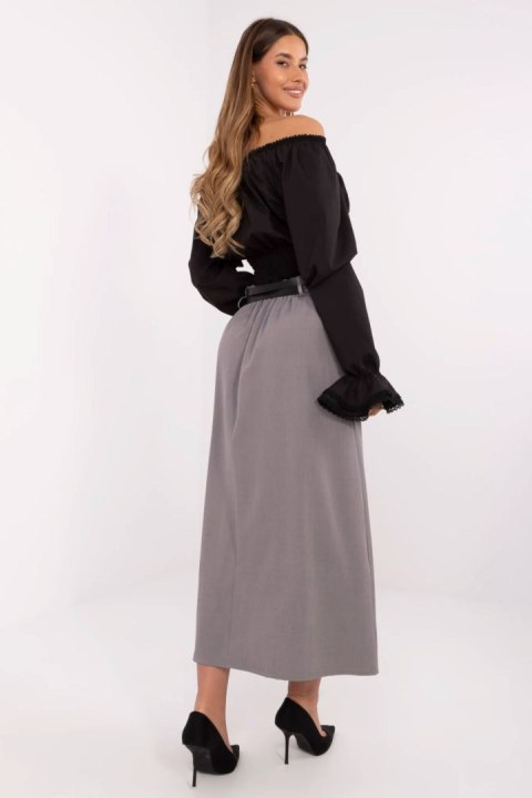Spódnica Model MI-SD-88660.83 Grey - Italy Moda Italy Moda Spódnica Model MI-SD-88660.83 Grey - Italy Moda Italy Moda