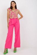 Spodnie Damskie Model DHJ-SP-15679.01X Pink - Italy Moda Italy Moda Spodnie Damskie Model DHJ-SP-15679.01X Pink - Italy Moda Italy Moda