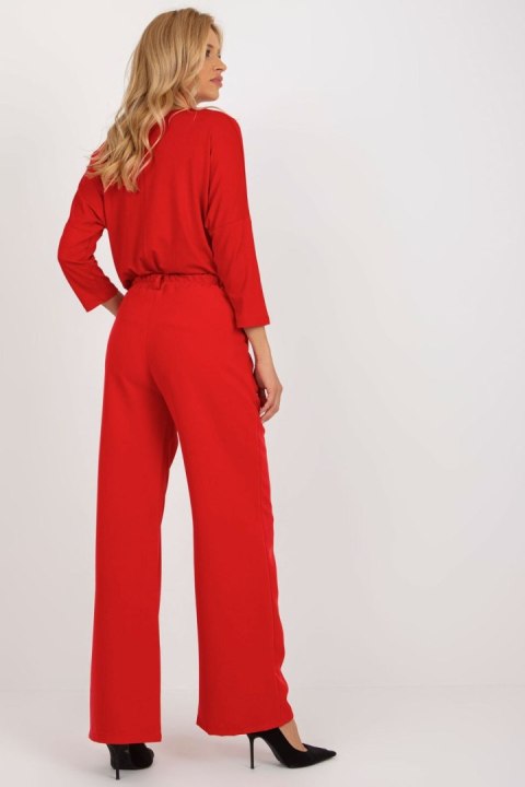 Spodnie Damskie Model DHJ-SP-15679-1.35X Red - Italy Moda Italy Moda Spodnie Damskie Model DHJ-SP-15679-1.35X Red - Italy Moda Italy Moda