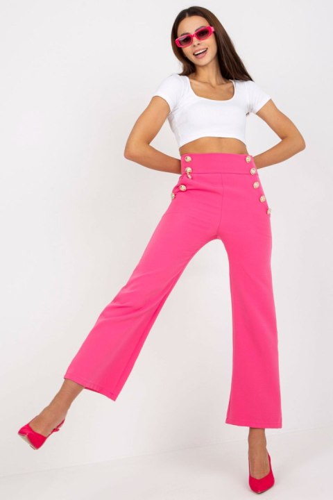 Spodnie Damskie Model DHJ-SP-16008.01X Dark Pink - Italy Moda Italy Moda Spodnie Damskie Model DHJ-SP-16008.01X Dark Pink - Italy Moda Italy Moda