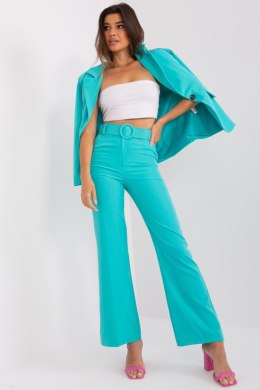 Spodnie Damskie Model DHJ-SP-18737.68 Turkus - Italy Moda Italy Moda