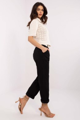 Spodnie Damskie Model DHJ-SP-20506.79 Black - Italy Moda Italy Moda