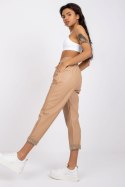 Spodnie Damskie Model DHJ-SP-5058.35P Beige - Italy Moda Italy Moda Spodnie Damskie Model DHJ-SP-5058.35P Beige - Italy Moda Italy Moda