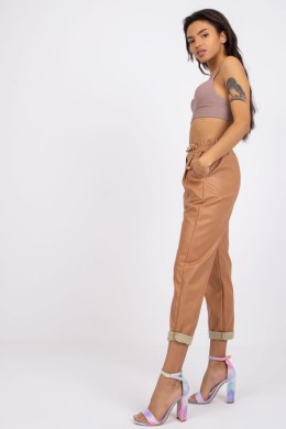 Spodnie Damskie Model DHJ-SP-5058.35P Camel - Italy Moda Italy Moda