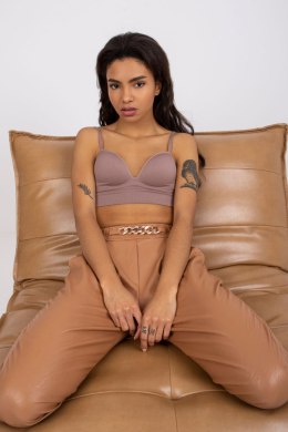 Spodnie Damskie Model DHJ-SP-5058.35P Camel - Italy Moda Italy Moda