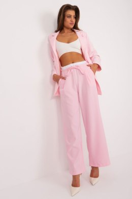 Spodnie Damskie Model DHJ-SP-A7327TR.28 Light Pink - Italy Moda Italy Moda