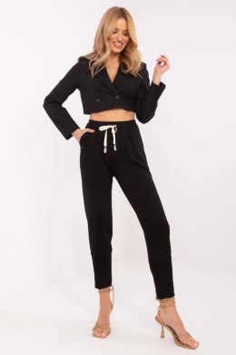 Spodnie Dresowe Model DHJ-SP-9283.83P Black - Italy Moda Italy Moda