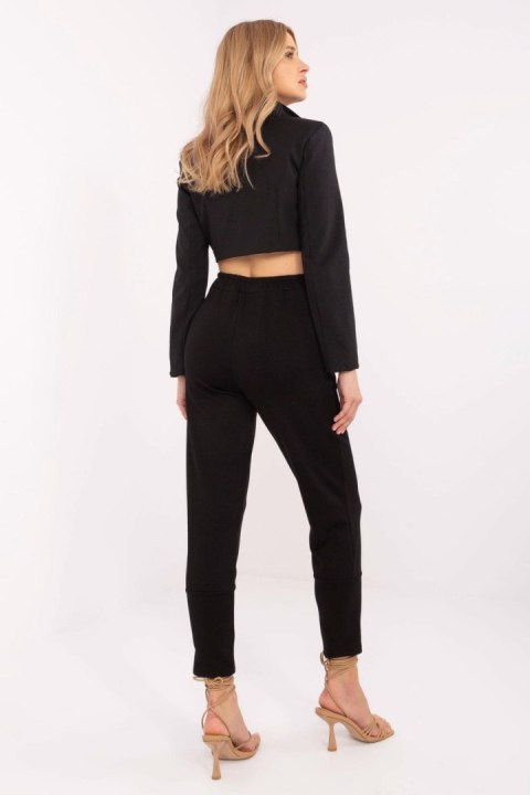 Spodnie Dresowe Model DHJ-SP-9283.83P Black - Italy Moda Italy Moda Spodnie Dresowe Model DHJ-SP-9283.83P Black - Italy Moda Italy Moda