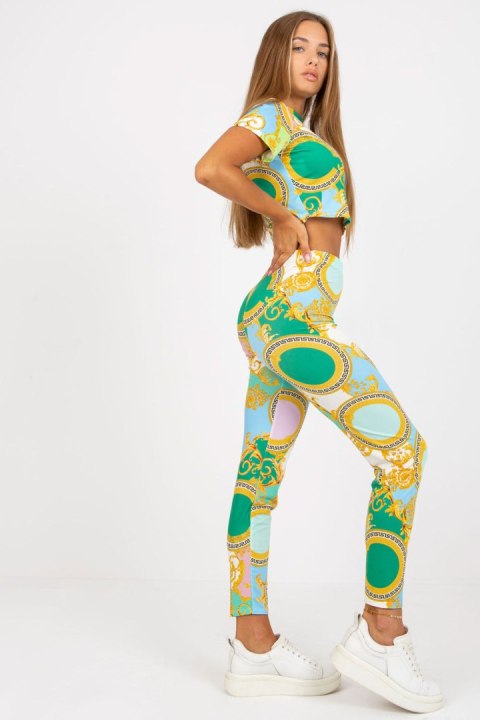 Spodnie Komplet Model DHJ-KMPL-15832.88 Green - Italy Moda Italy Moda Spodnie Komplet Model DHJ-KMPL-15832.88 Green - Italy Moda Italy Moda