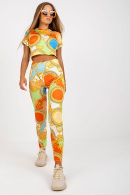 Spodnie Komplet Model DHJ-KMPL-15832.88 Orange - Italy Moda Italy Moda