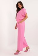 Spodnie Komplet Model DHJ-KMPL-3301.63 Pink - Italy Moda Italy Moda Spodnie Komplet Model DHJ-KMPL-3301.63 Pink - Italy Moda Italy Moda