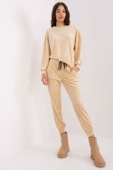 Spodnie Komplet Model DHJ-KMPL-8328.97 Beige - Italy Moda Italy Moda Spodnie Komplet Model DHJ-KMPL-8328.97 Beige - Italy Moda Italy Moda