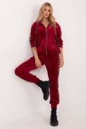 Spodnie Komplet Model DHJ-KMPL-9137.25 Bordo - Italy Moda Italy Moda Spodnie Komplet Model DHJ-KMPL-9137.25 Bordo - Italy Moda Italy Moda